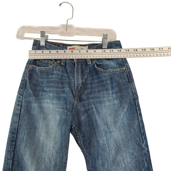 Levi's  Girl's 514 Slim Straight Leg Blue Jeans Size 14 - Picture 5 of 14
